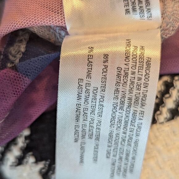 Primark Cropped Mesh Pink & Blue Hollywood Top Shirt - Picture 7 of 7